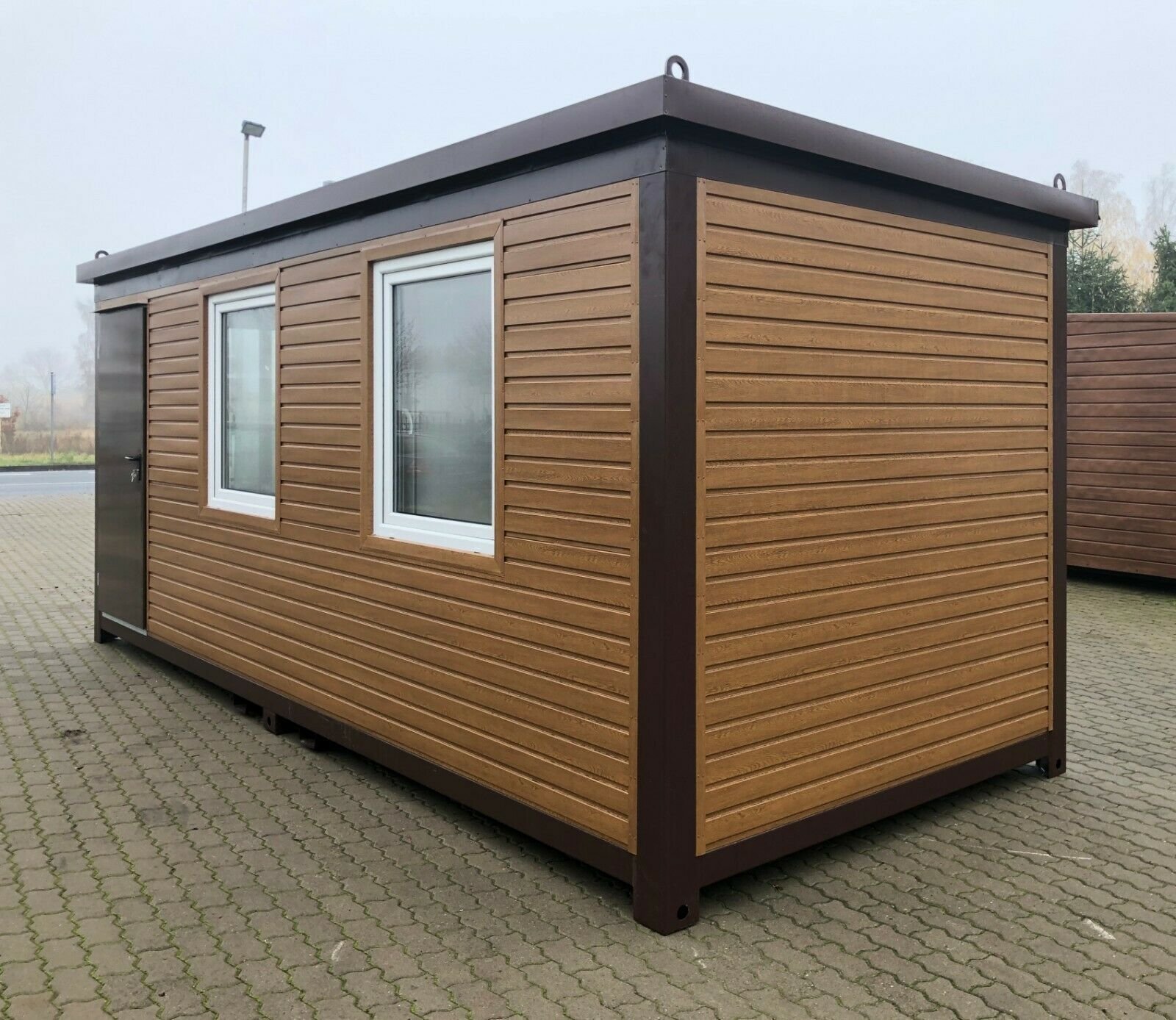 Tonnelle de jardin en conteneur Living 6x2,40 mètres en design bois – Image 12