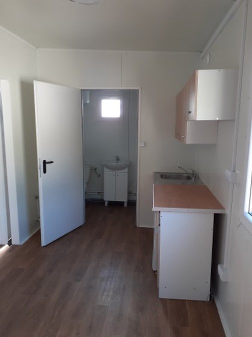 Container 35m2 med badeværelse, køkken, 2 soveværelser (6 x 5,8m) – Billede 7
