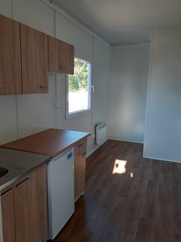 Container 35m2 med badeværelse, køkken, 2 soveværelser (6 x 5,8m) – Billede 9