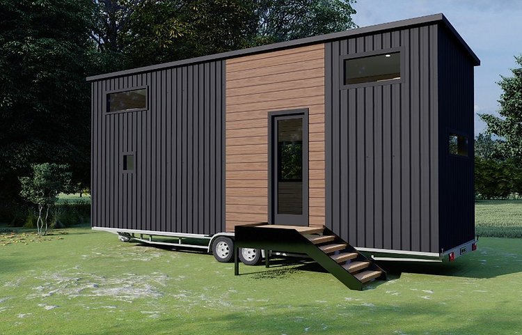 Tiny house sur roues de moins de 3,5t Maison mobile clé en main
