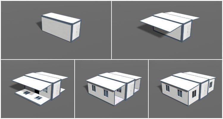 Mobilhomecontainer / Luksuriøst minihus med to soveværelser – Billede 11