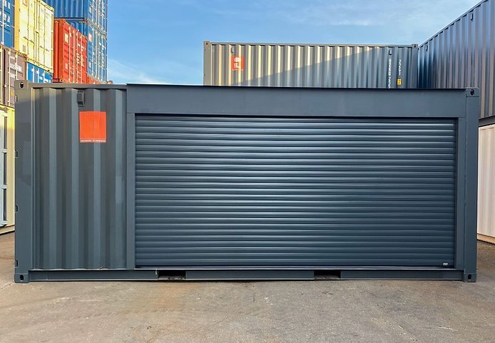 Conteneur Maritime 20 pieds Stand de Vente avec Volet Roulant IICL6