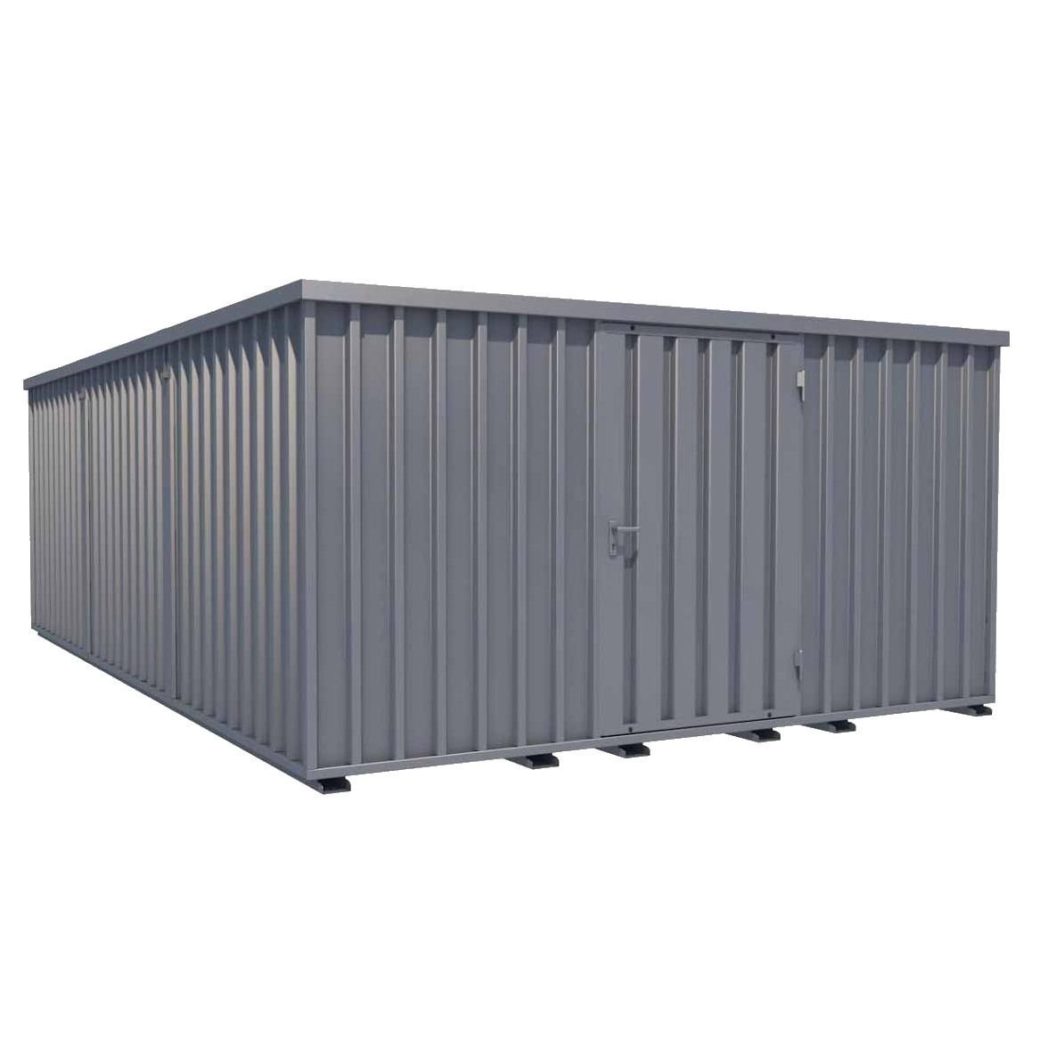 Conteneur de stockage de pneus XXL H 2445 x L 4100 x P 6300 mm Porte à un vantail en façade – Image 4