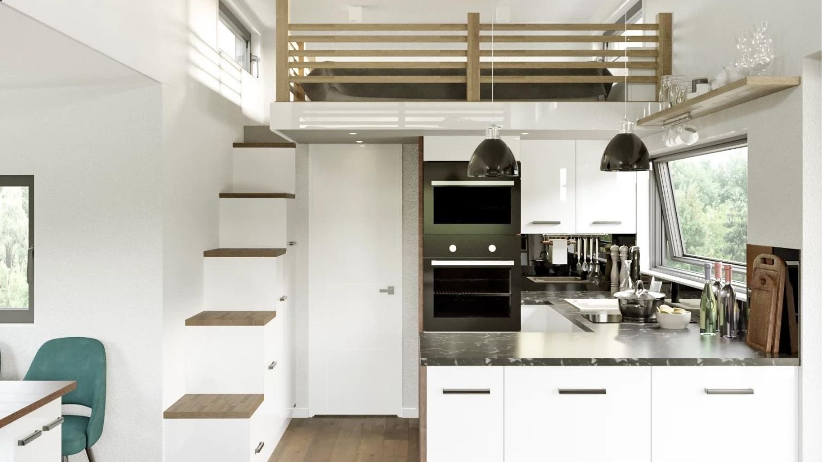Maison modulaire de plain-pied, 50 m², standard clé en main – Image 8