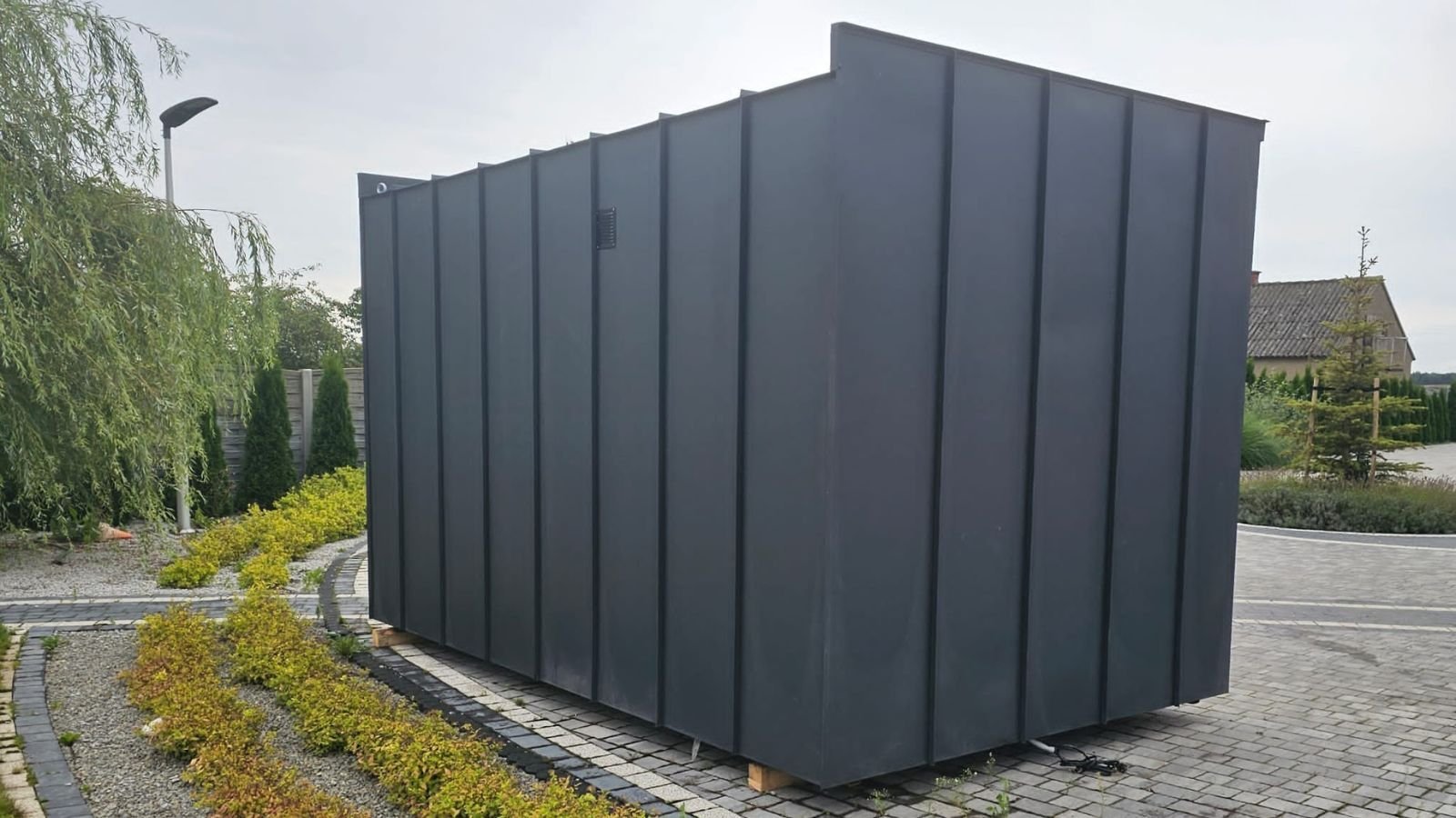 Sauna modulable de 10 m² avec espace de repos, – Image 2