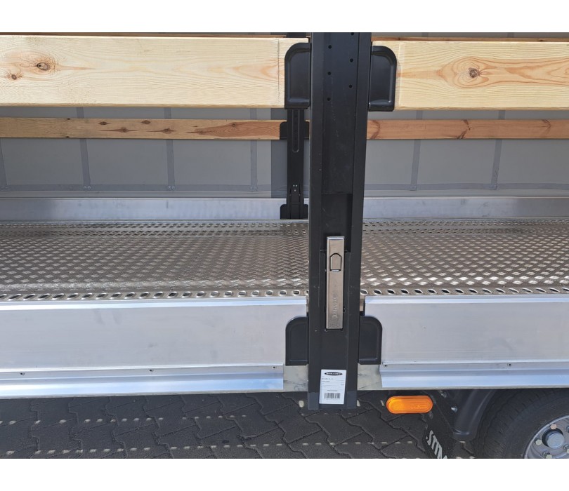 STIM biltransporttrailer med skydedug, totalvægt 3500 kg, med elektrisk spil – Billede 6