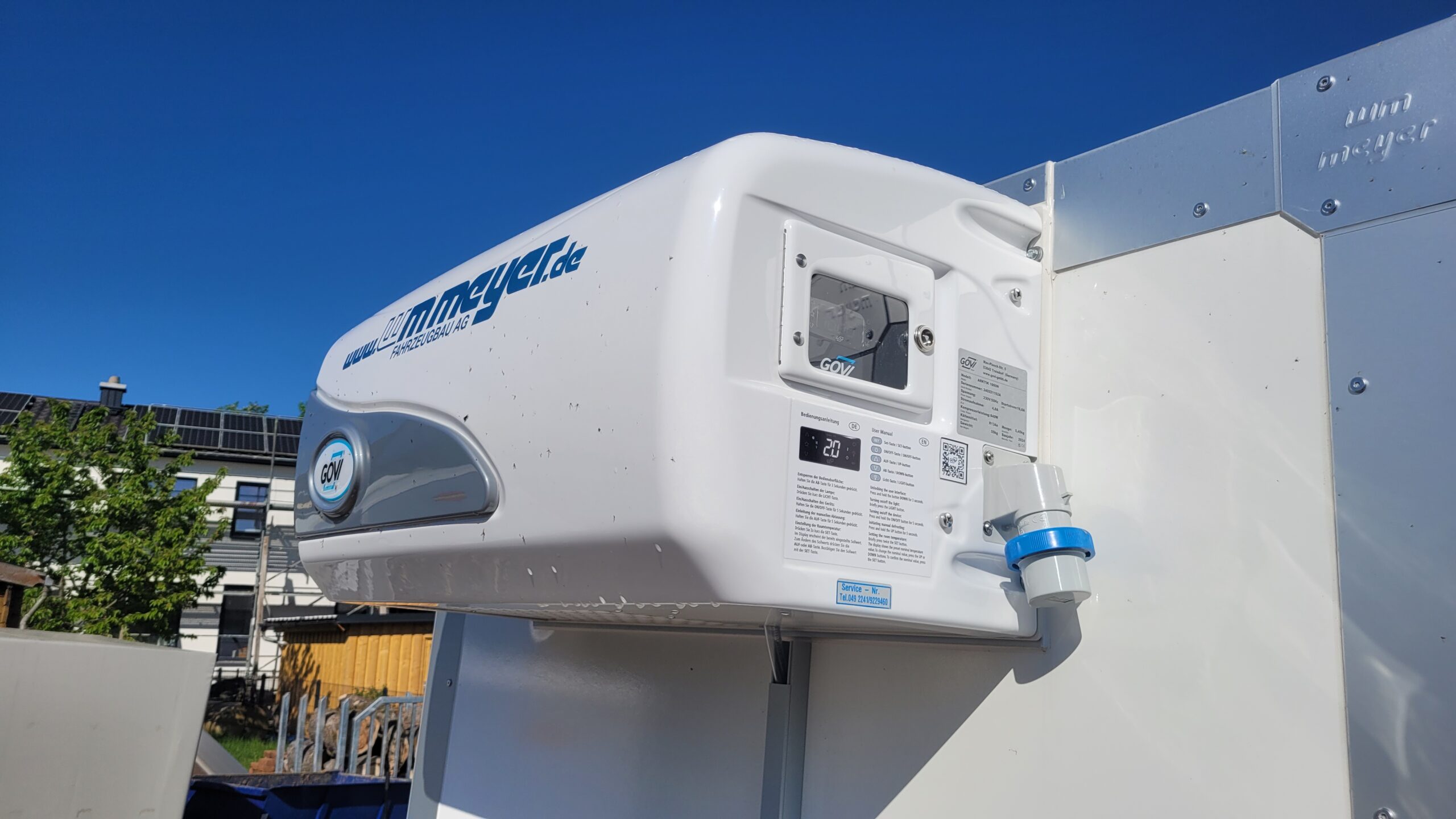 Remorque porte-voitures frigorifique AZKF 2730/155 avec WMK-4G, PTAC 2 700 kg, surface de chargement 2,44 x 1,45 m, hauteur intérieure 2 000 mm (rail d'arrimage inclus) – Image 4