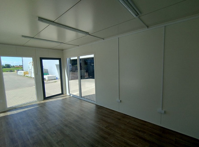 Conteneur social de bureau 6 × 6 m -36 m² avec WC et kitchenette – Image 6