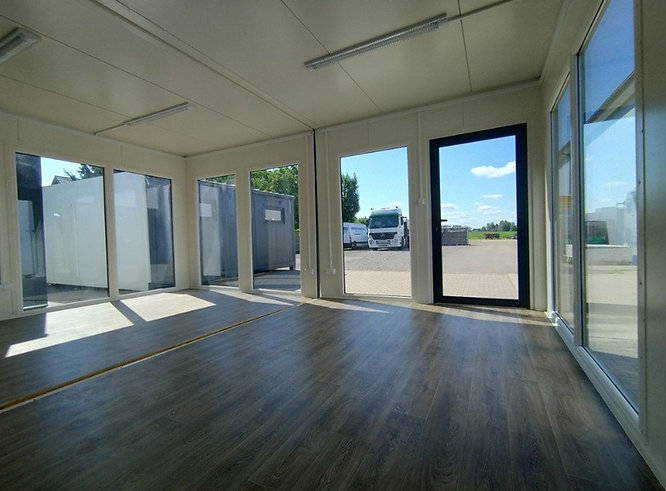 Conteneur social de bureau 6 × 6 m -36 m² avec WC et kitchenette – Image 10