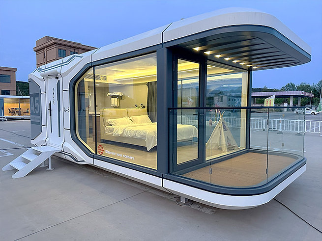 STARLINK Rumkapselhus A5 Luksus Turistvogn - Premium Glamping Campingvogn