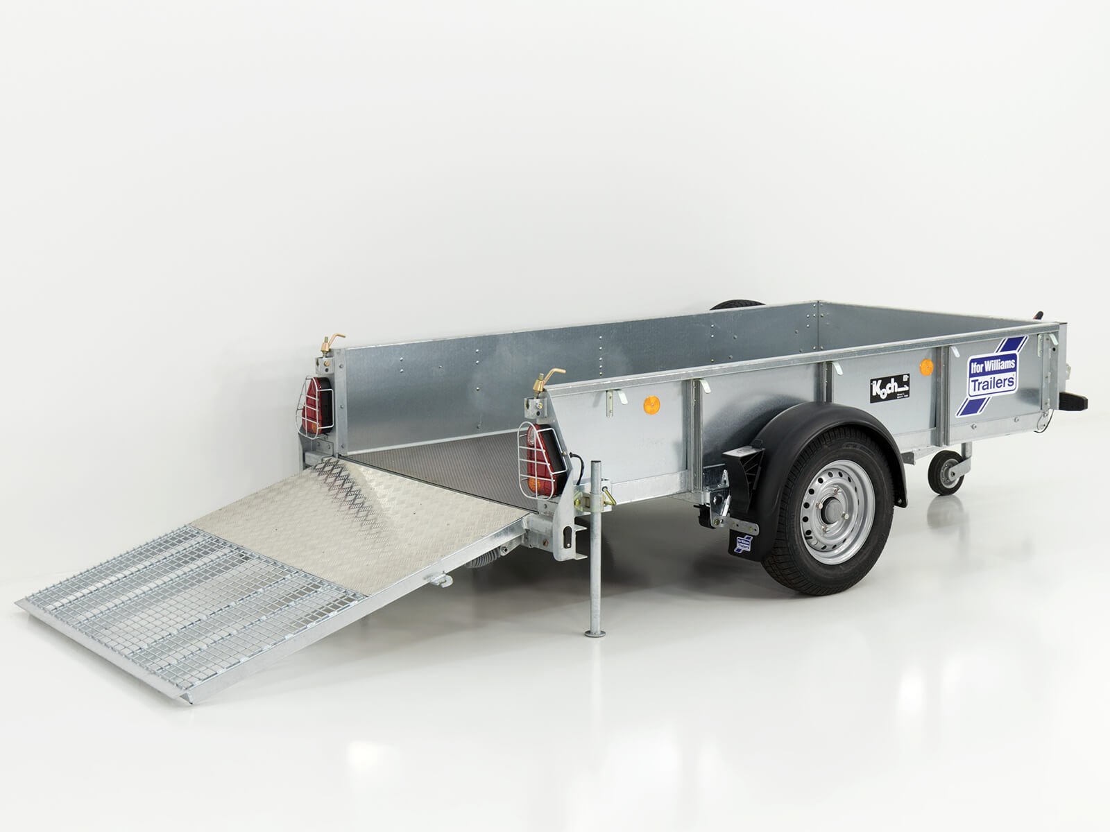 Remorque pour engins de chantier Ifor Williams GD 84 125×250 1,4 t | Rampe - Neuve