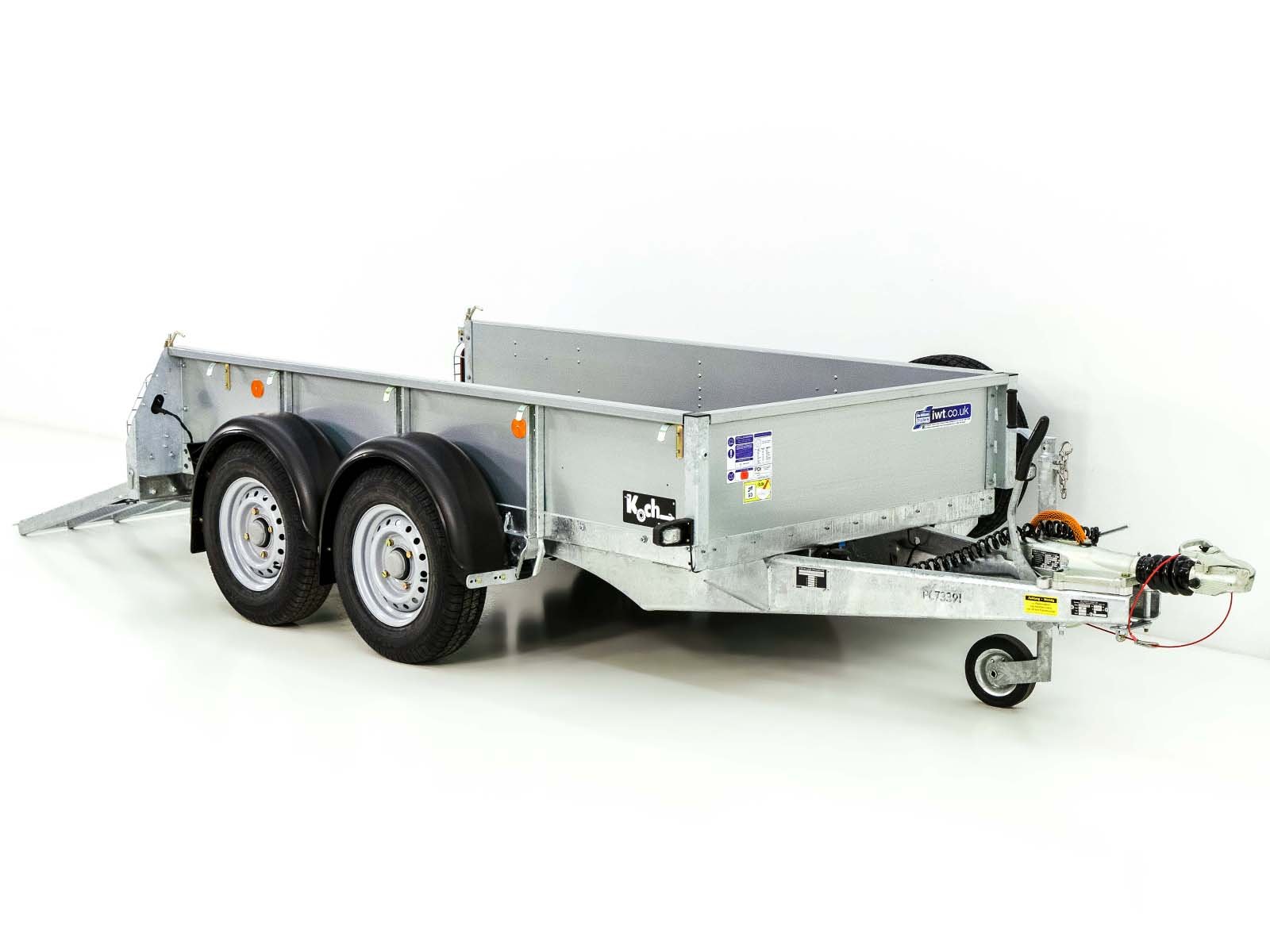 Remorque pour engins de chantier Ifor Williams GD 84 125×250 1,4 t | Rampe - Neuve – Image 6