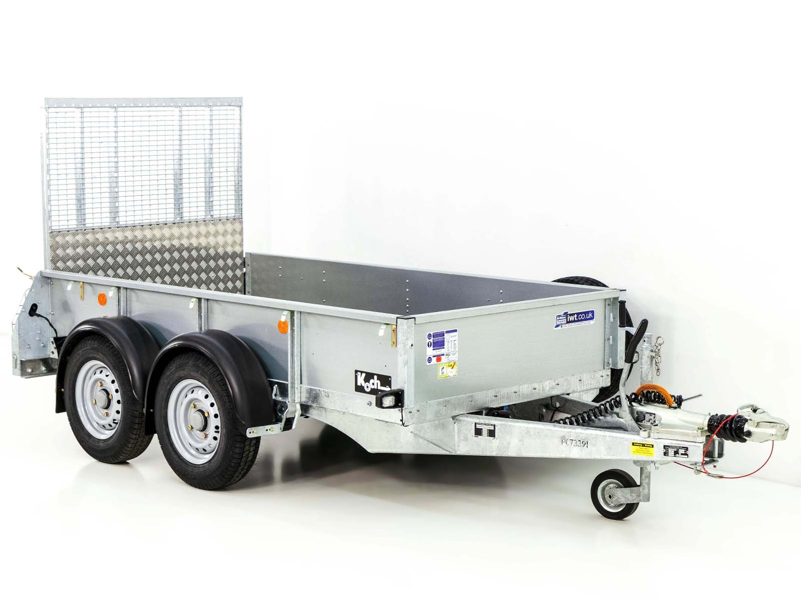 Remorque pour engins de chantier Ifor Williams GD 84 125×250 1,4 t | Rampe - Neuve – Image 3