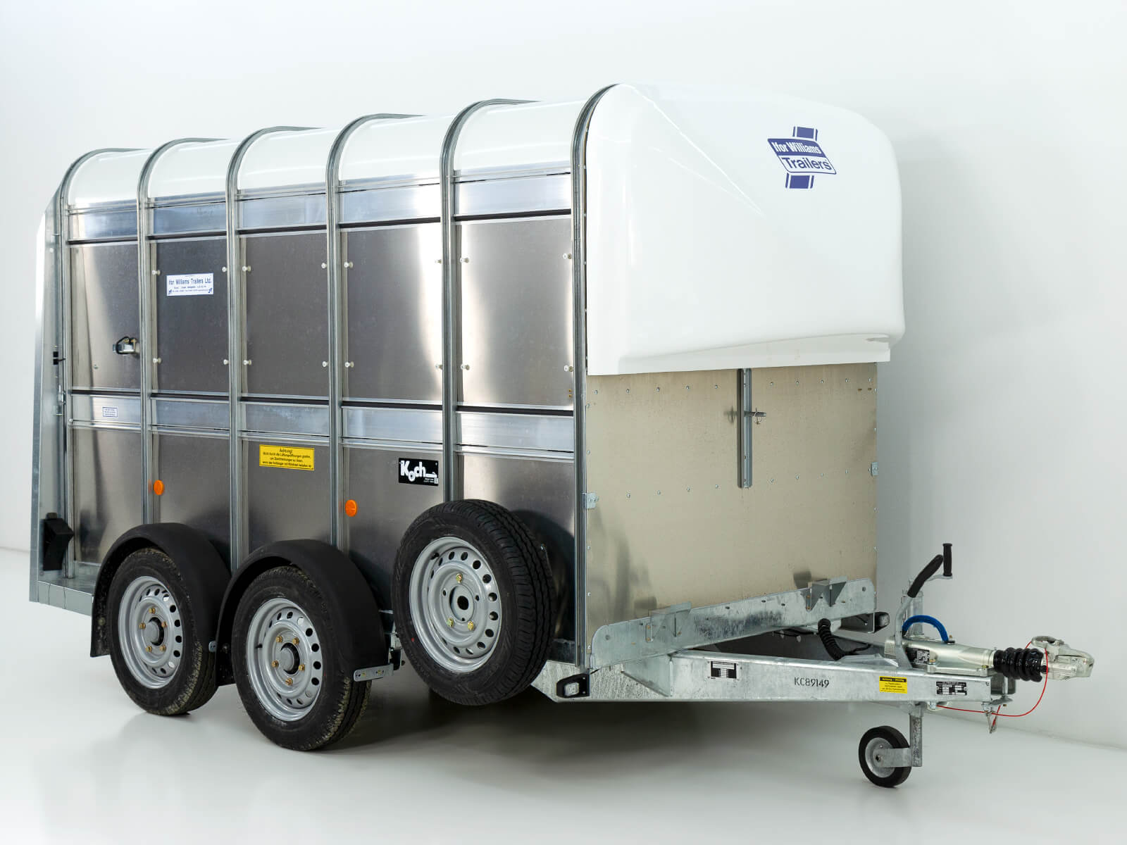 Remorque à bétail Ifor Williams TA5 156×311 cm Hauteur : 183 cm 2,7 t Double étage - Neuve – Image 6