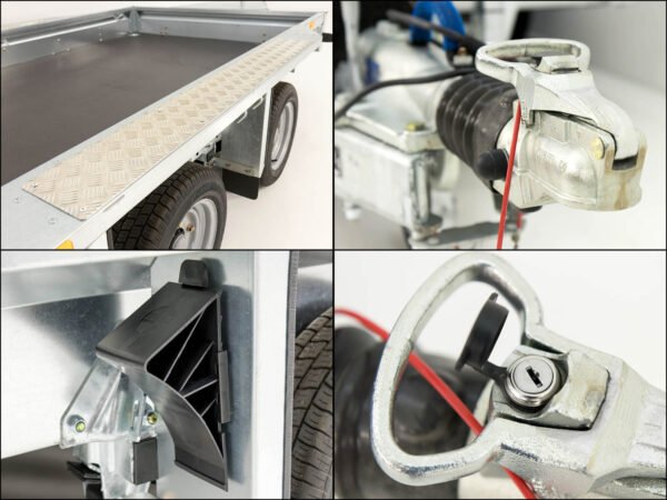 Remorque pour engins de chantier Ifor Williams GX105 HD 157×303 3,5 t | Rampe de chargement - Neuve – Image 6