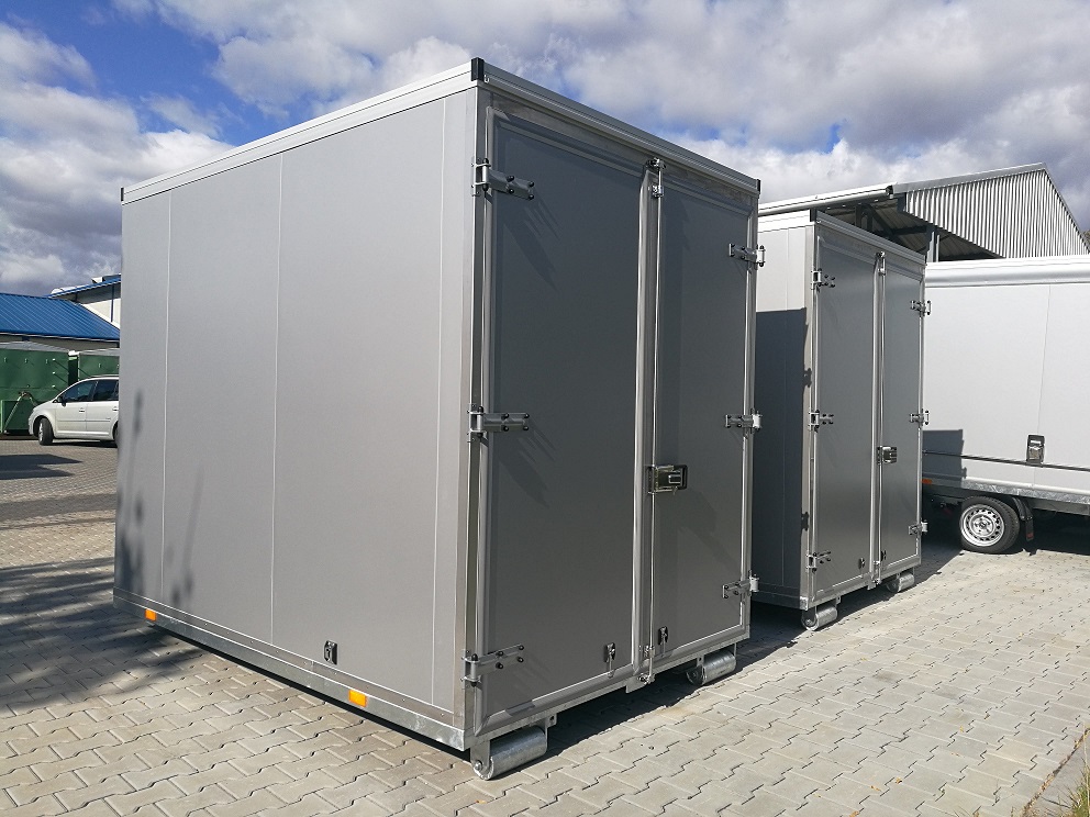 Ensemble de vitrine à sandwich Vezeko 260 x 176 x 200 cm pour KONOS | Système Hooklift - Neuf – Image 4