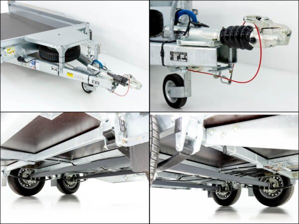 Remorque pour engins de chantier Ifor Williams GX105 157×303 2,7 t | Rampes simples - Neuve – Image 12