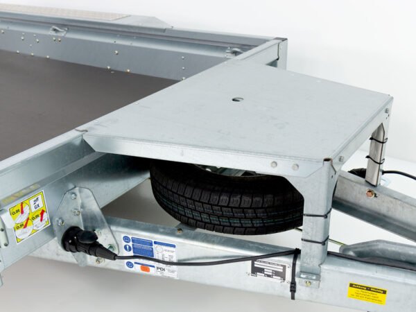 Remorque pour engins de chantier Ifor Williams GX105 157×303 2,7 t | Rampes simples - Neuve – Image 6