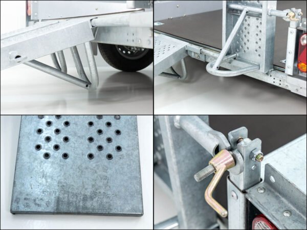 Remorque pour engins de chantier Ifor Williams GX105 157×303 2,7 t | Rampes simples - Neuve – Image 10