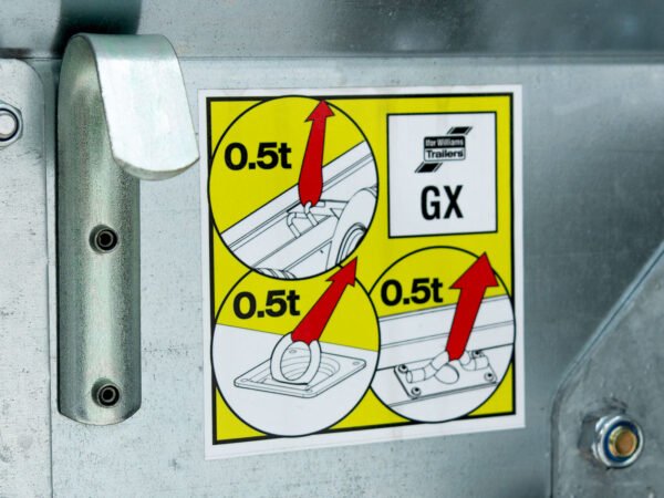 Remorque pour engins de chantier Ifor Williams GX105 157×303 2,7 t | Rampes simples - Neuve – Image 2