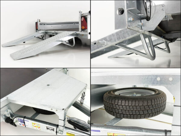 Remorque pour engins de chantier Ifor Williams GX105 HD 157×303 3,5 t | Rampes simples - Neuve – Image 7