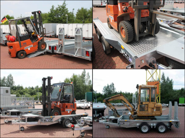 Remorque pour engins de chantier Ifor Williams GX105 HD 157×303 3,5 t | Rampes simples - Neuve – Image 2