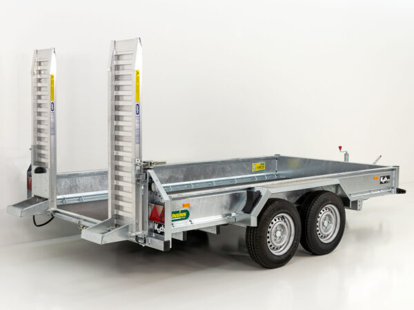 Remorque porte-engins de chantier Unsinn UBA 166 x 366 cm 3,0 t | Rampes pivotantes - Neuve – Image 5