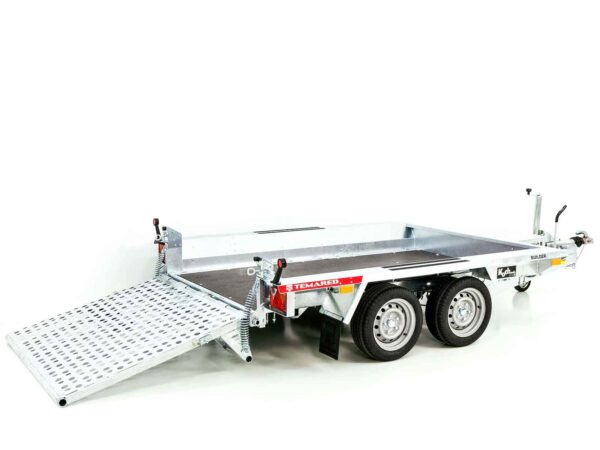 Remorque porte-engins de chantier Temared Builder 153×300 cm 2,7 t | Rampe - Neuve – Image 8