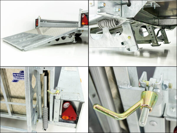 Remorque pour engins de chantier Ifor Williams GX125 157×366 3,5 t | Rampe 1,2 m - neuve – Image 9