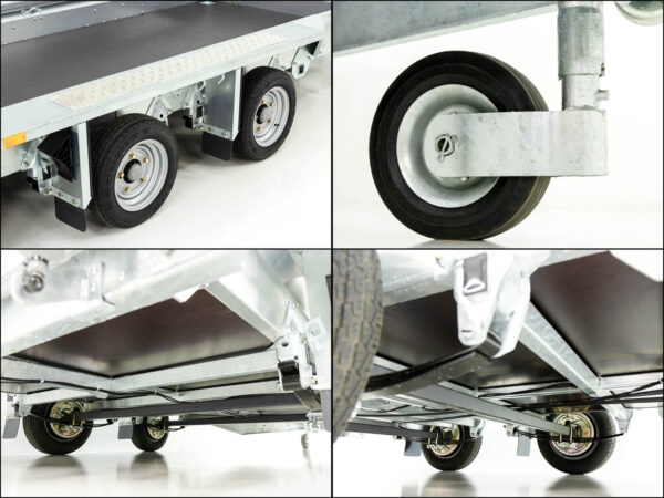 Remorque pour engins de chantier Ifor Williams GX125 157×366 3,5 t | Rampe 1,2 m - neuve – Image 11