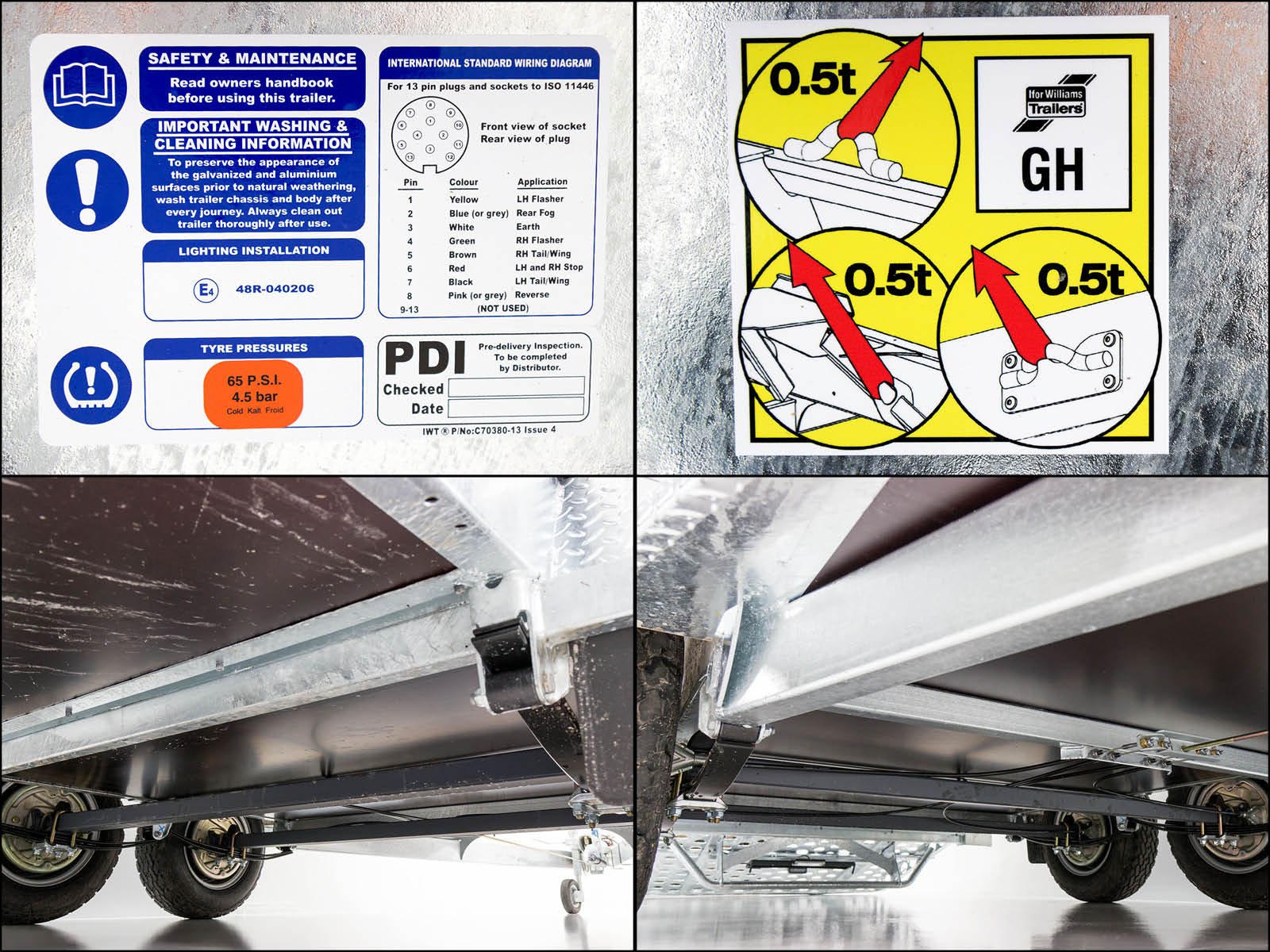 Remorque pour engins de chantier Ifor Williams GH1054 163×305 3,5 t | Rampe - Neuve – Image 2