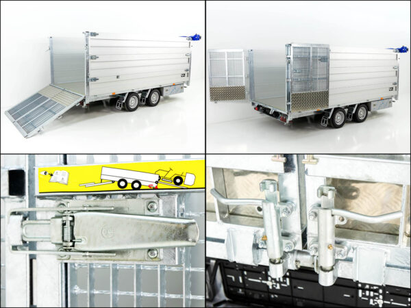 Remorque double multi-essieux TT35-35 3,5t | 192x352x140cm | Tandem-Neu – Image 5