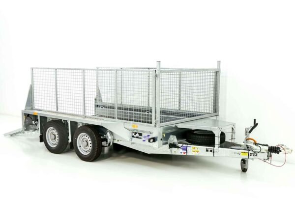 Remorque pour engins de chantier Ifor Williams GX105 157×303 2,7 t | Rampe de chargement | Grillage - Neuve – Image 2