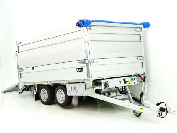 Camion-benne double à plusieurs roues arrière TT30-30 3,0 t | 183 x 309 x 40 cm / Largeur de caisse 80 cm | Tandem | Éclairage LED neuf – Image 11