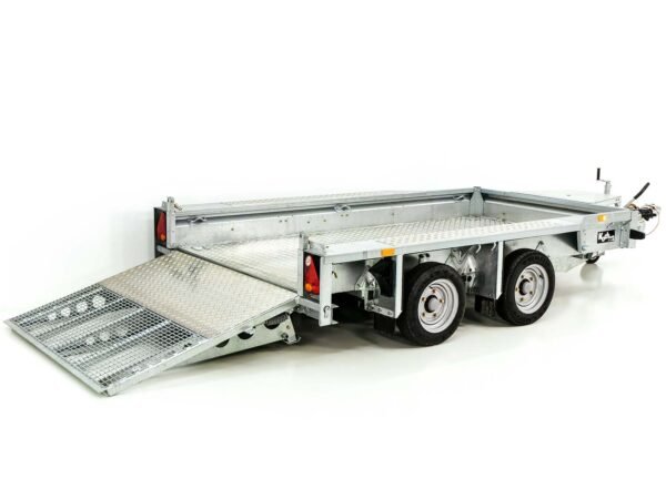 Remorque pour engins de chantier Ifor Williams GX105 HD 157×303 3,5 t | Aluminium | Rampe de chargement - Neuve