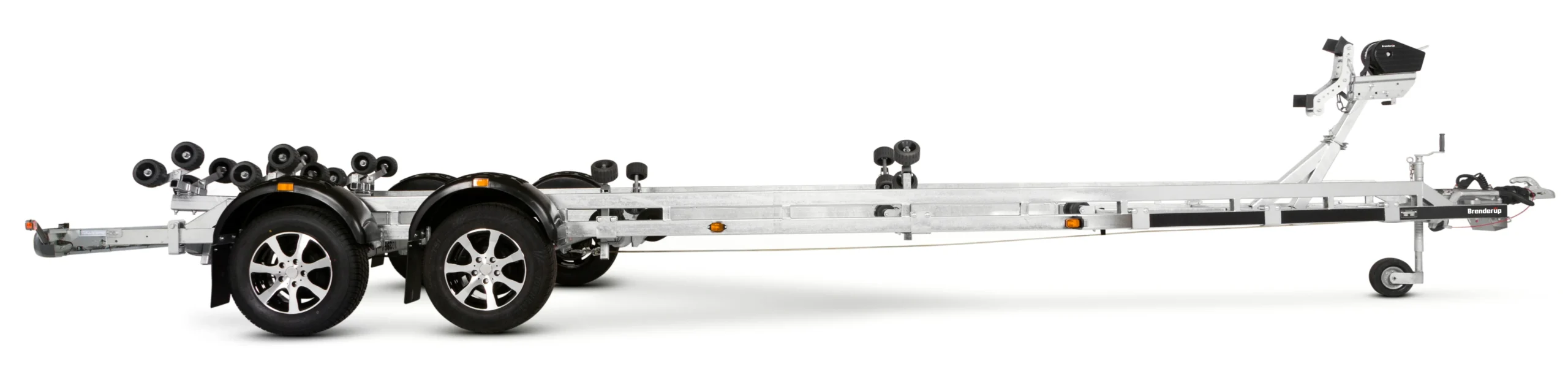 Remorque bateau 3500 kg – 9,15 m – Double essieu – Multi-rouleaux – Image 2
