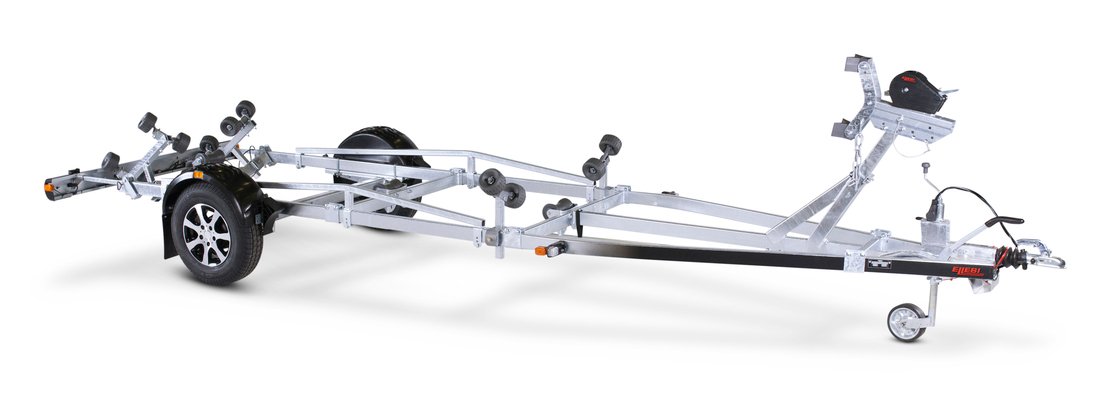 Remorque bateau freinée 1500 kg – 6,12 m – Super Rolls – Image 2
