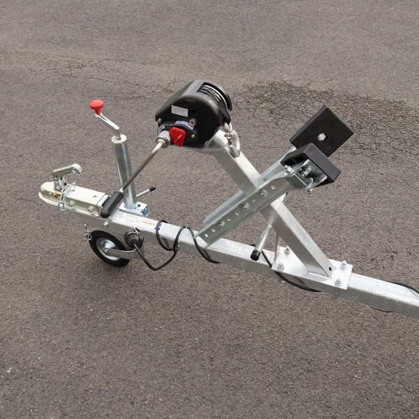 Remorque bateau 500 kg – Rouleaux + patins EasyGliss – Feux LED – Image 3